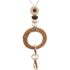 حبل مدرسي من Boho لشارة الهوية، حبال مطرزة من السيليكون اللطيفة للنساء لشارة العمل المكتبية والممرضات الطلابية in Kuwait