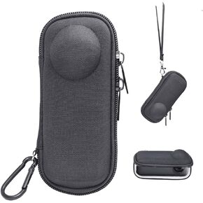 Portable Carrying Case for Insta360 X4 Small Size Hard Shell Bag with Lanyard