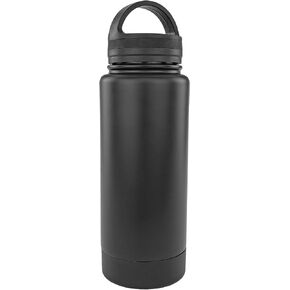 Southern Homewares Stainless Steel Drinking Tumbler Bottle Diversion Safe Stash and Hide Small Valuables Money Keys Jewelry Black 12 Ounce