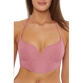 ISABELLA ROSE مشد حورية البحر القياسي على شكل حرف U للنساء من ISABELLA ROSE، بيكيني علوي طويل، قابل للتعديل، ربطة خلفية، ملابس سباحة منفصلة in Kuwait