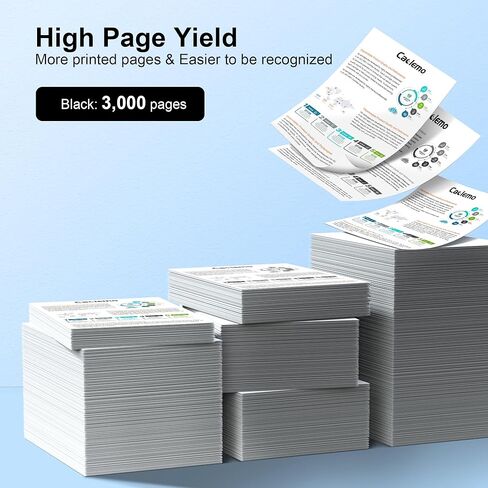 خرطوشة حبر بديلة 58A لخرطوشة حبر HP 58A 58X سوداء CF258A CF258X تعمل مع خراطيش حبر HP Laser Jet Pro MFP M428fdw، M404n M404dn، عبوتين من حبر أسود 58A CF258A (مع رقاقة) in Kuwait