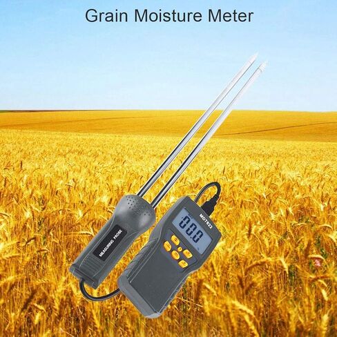 Grain Moisture Meter Portable LCD Display Digital Accurate Humidity Tester with Measuring Probe for Wheat Corn Paddy Hygrometer in Saudi Arabia