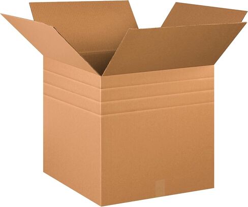 BOX USA Shipping Boxes Medium 20"L x 20"W x 20"H, 10-Pack | Corrugated Cardboard Box for Packing, Moving and Storage in Saudi Arabia