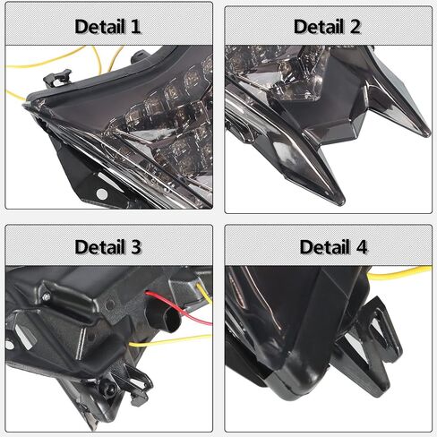 الذيل ضوء بدوره إشارات المتكاملة الوامض استبدال لسيارات BMW HP4 2013-2018/S1000R 2014-2018/S1000RR 2010-2018 in Saudi Arabia