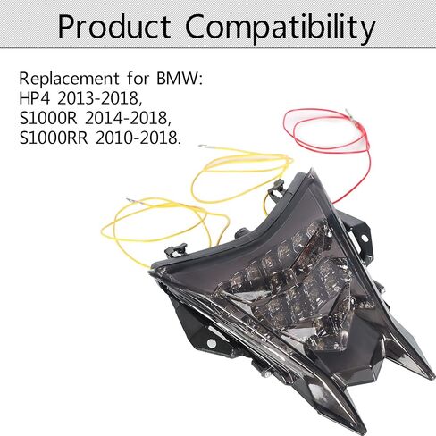 الذيل ضوء بدوره إشارات المتكاملة الوامض استبدال لسيارات BMW HP4 2013-2018/S1000R 2014-2018/S1000RR 2010-2018 in Saudi Arabia