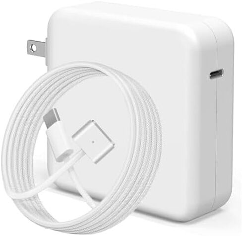 شاحن MacBook Pro - شاحن USB C بقوة 96 واط لجهاز Mac Pro 16,15,13 بوصة، جهاز Mac Air الجديد 13 بوصة 2023/2022/2021، iPad Pro 12.9/11، Thunderbolt 3 Power 6.6ft كابل USB C إلى Mag 3 in Kuwait