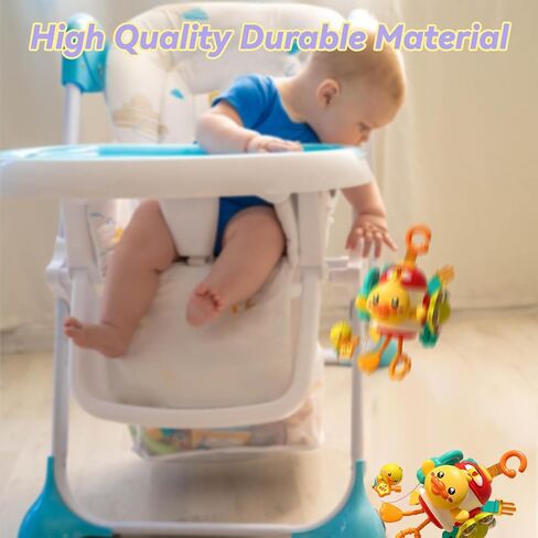 Montessori Sensory Toys for Toddlers 2-3 Travel Activities Busy Board Cube - Baby Gifts for 18+ Months Infant Boys Girls Airplane Plane Car Travel Toys Educational Learning in Saudi Arabia