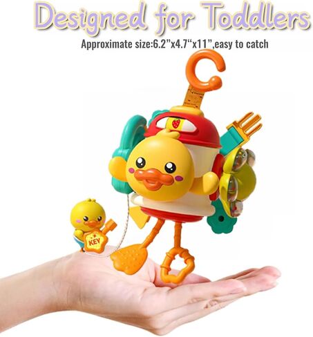 Montessori Sensory Toys for Toddlers 2-3 Travel Activities Busy Board Cube - Baby Gifts for 18+ Months Infant Boys Girls Airplane Plane Car Travel Toys Educational Learning in Saudi Arabia