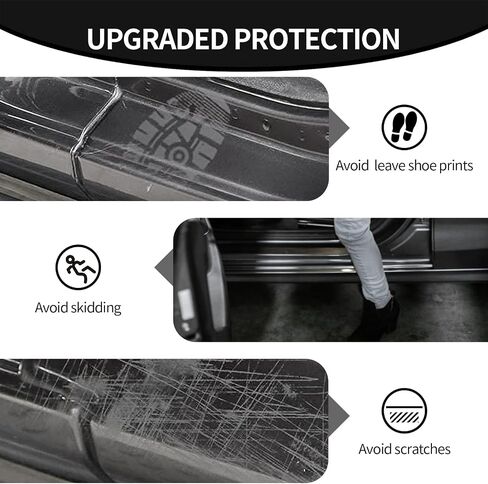CheroCar Door Sill Guards Door Entry Guards Protectors Entry Scuff Plate Cove Exterior Accessories for Jeep Gladiator JT 2018-2021 4 Door in Saudi Arabia