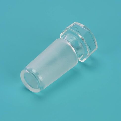 Hex Head Hollow Glass Stopper, (1-Pack) Hexagonal Head Glass Lab Hollow Stopper for 24/40 Standard Taper Joint Stopper Outer Joint Glass with Closed Bottom in Saudi Arabia