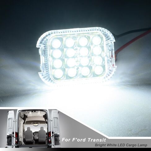 NSLUMO LED Cargo Area Lights for 2014-2024 F'ord Transit 150 250 350 Transit Connect Custom Cargo Van Bright White Rear Load Compartment Lamp OEM Replacement Interior Courtesy Light in Saudi Arabia