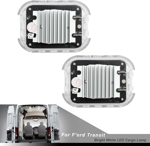 NSLUMO LED Cargo Area Lights for 2014-2024 F'ord Transit 150 250 350 Transit Connect Custom Cargo Van Bright White Rear Load Compartment Lamp OEM Replacement Interior Courtesy Light in Saudi Arabia