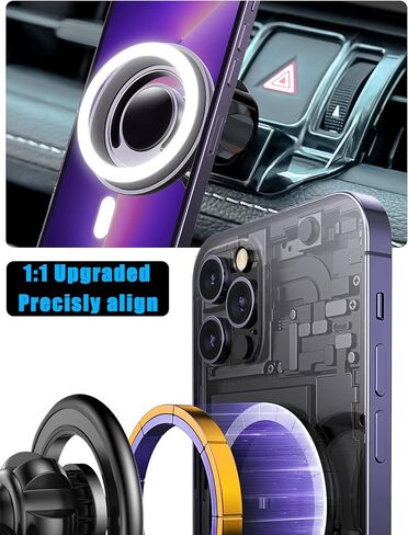 Phone Mount for Mag-Safe, Car Stand Holder, Only for (Toyota RAV4 2019 to 2024 Premium XLE, Adventure, TRD Off-Road, Limited, Hybrid XSE), Must with Adjustment Wheel, Otherwise Not Fit in Saudi Arabia