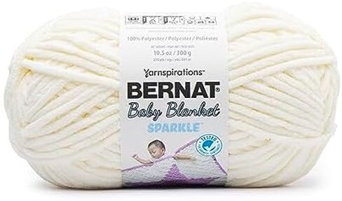 Bernat Baby Blanket Sparkle 300g - Moonlight Sparkle in Saudi Arabia