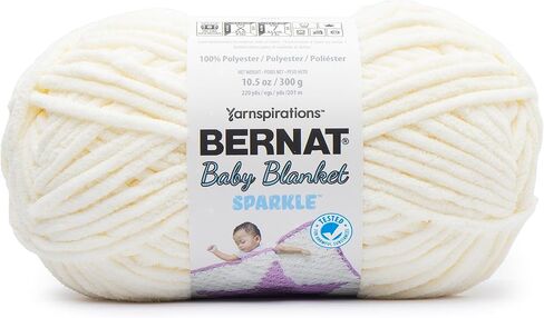 Bernat Baby Blanket Sparkle 300g - Moonlight Sparkle in Saudi Arabia