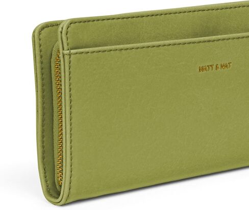 حقائب يد نباتية من Matt & Nat، محفظة Webber، ضفدع (أخضر) - محافظ وحقائب مصممة، للرجال والنساء، لم يتم الإساءة إلى الحيوانات لتصنيعها in Kuwait