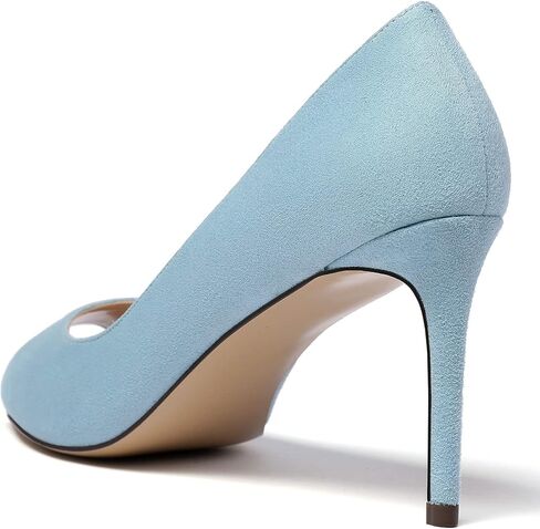 YODEKS Women's Peep Toe Stilettos High Heel Pumps Classic Party Wedding Office Dress Open Toe Stiletto in Kuwait