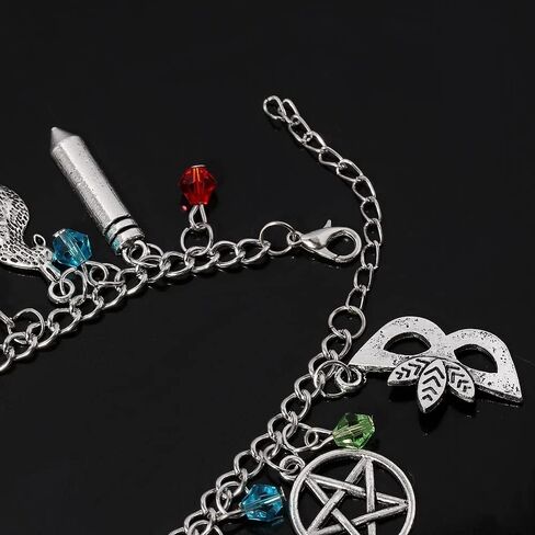 أساور Blingsoul على شكل قرص للفتيات - يوميات بضائع مصاصي الدماء سوار فضي مجوهرات هدية للنساء in Kuwait