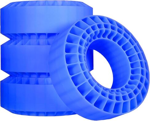 Silicone Rubber Tires Foam Inserts for 1/10 RC Crawler Fit 1.9 inch 114-120mm Wheel Tires (4pcs Blue) in Saudi Arabia