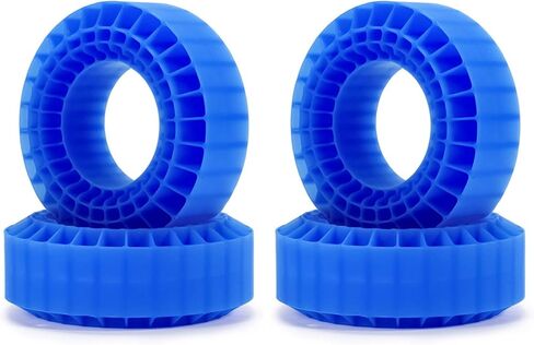 Silicone Rubber Tires Foam Inserts for 1/10 RC Crawler Fit 1.9 inch 114-120mm Wheel Tires (4pcs Blue) in Saudi Arabia