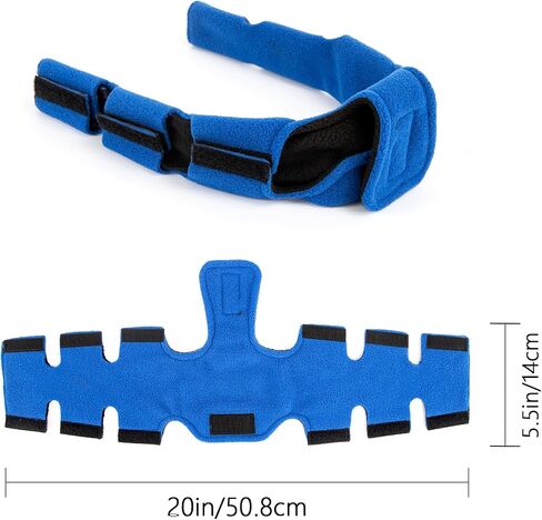 Neck Pad for Headgear Straps, Mask Strap Padded Accessories, Neck Cushion, Headgear Comfort Cover for Full Face Prevent Strap Marks on Your Skin Works with Most Generic Headgears in Saudi Arabia