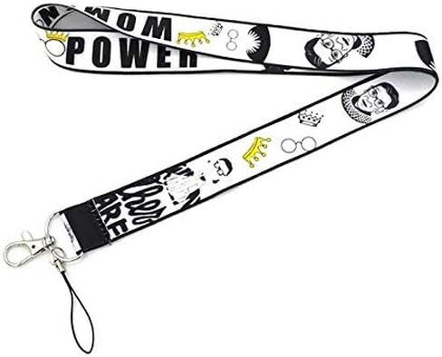 Ruth Bader Ginsburg RBG I Dissent 17.5" Neck Lanyard Keychain Holder ID Badge Mobile Phone Pin Strap in Saudi Arabia