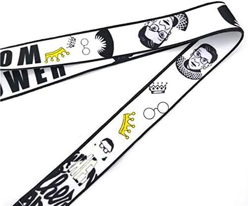 Ruth Bader Ginsburg RBG I Dissent 17.5" Neck Lanyard Keychain Holder ID Badge Mobile Phone Pin Strap in Saudi Arabia