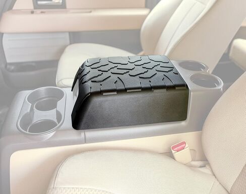 Boomerang® Tire Tread Armpad™ for Ford F150 XL & XLT (2009-2014) - 40/20/40 Split Bench Seat Version - Center Console Armrest Cover in Saudi Arabia