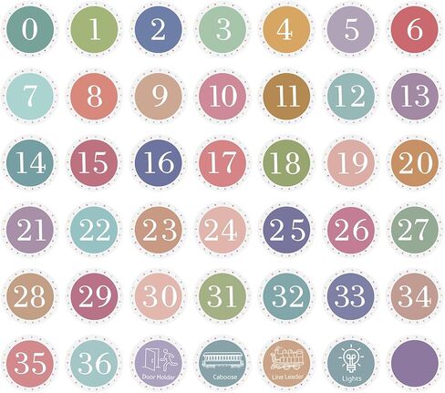 60 قطعة من ملصقات الأرضيات للفصول الدراسية، ملصقات أرقام ملونة مقاس 4 بوصات تصطف على الأرض لأرضية الفصل الدراسي، ملصقات أرضية للمعلمين في مرحلة ما قبل المدرسة والفصول الدراسية الابتدائية in Kuwait