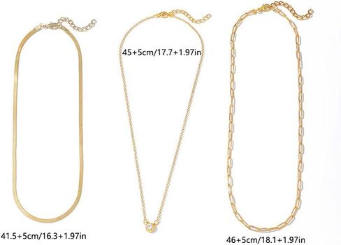 Gold Layered Necklaces for Women, Dainty Layering Chain Necklace Stackable Pendant Choker Necklaces Trendy Jewelry Gifts in Saudi Arabia