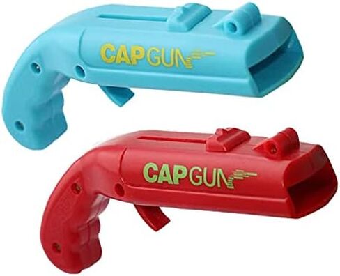 Bottle Opener,Funny Launcher Shooter Bottle Opener for Creative Drinking Game,Family Party,Bar Drinking,Outdoor Barbecue,Plastic (Red) in Saudi Arabia