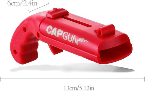Bottle Opener,Funny Launcher Shooter Bottle Opener for Creative Drinking Game,Family Party,Bar Drinking,Outdoor Barbecue,Plastic (Red) in Saudi Arabia