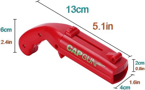Bottle Opener,Funny Launcher Shooter Bottle Opener for Creative Drinking Game,Family Party,Bar Drinking,Outdoor Barbecue,Plastic (Red) in Saudi Arabia