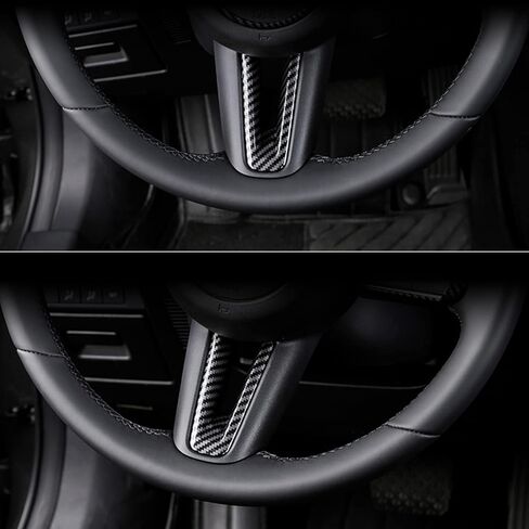 for Mazda 3 CX-30 CX-50 Accessories Sporty Car Dashboard Center Consoles Cover Trim Interior Decoration Sticker -Carbon Fiber Style in Saudi Arabia