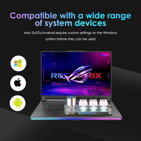 Macro Pad Macro Keyboard Programmable Keypad Customized 3-Key Mini Mechanical Gaming Keyboard, One Handed Keyboard RGB LED Backlit OSU Multifunctional Macropad wtih Knob Type C 1m Cable in Saudi Arabia
