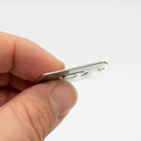 StayMax Rectangular Hollowed Stainless Steel Number Tags Key Tags with Two Holes (1-10) in Kuwait