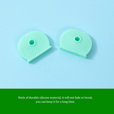 NUOBESTY الملحقات الرئيسية علامات معرف المفاتيح الملونة 40 قطعة أغطية المفاتيح قبعات أغطية المفاتيح الملونة أكمام المفاتيح السيليكون قبعات معرف المفاتيح قبعات المفاتيح الصغيرة معرفات مفاتيح السيليكون قبعات ملونة رئيسية in Kuwait