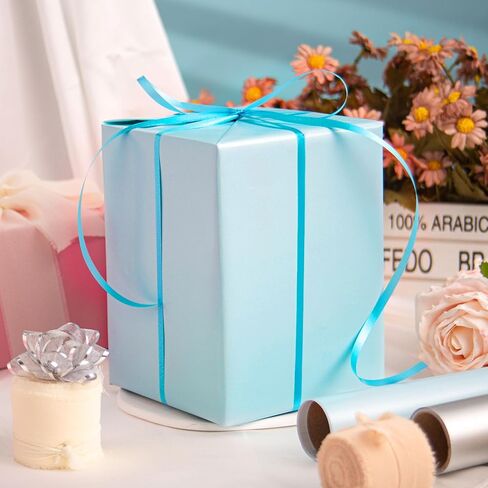 Homeral Birthday Wrapping Paper Roll - Pink with Balloon, Gift Box, Happy Birthday Lettering Cute Birthday Gift Wrap Paper for Birthday, Baby Shower, Party - 3 Rolls: 17 x 120 Inch Per Roll in Saudi Arabia