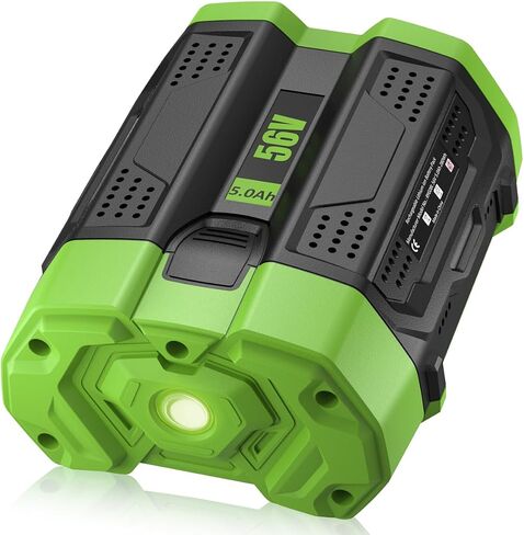 استبدال 5.0Ah لبطارية EGO 56V المتوافقة مع بطارية ليثيوم أيون EGO 56 فولت BA1400T BA2800 BA2800T BA4200 BA4200T المتوافقة مع أدوات الطاقة EGO 56V منفاخ أوراق الشجر بالمنشار in Kuwait