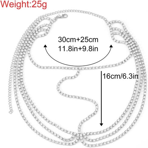 Jovono Boho Rhinestone Head Chain Bridal Wedding Headpiece Crystal Face Chain Layered Hair Jewelry Accessories for Women and Girls in Saudi Arabia