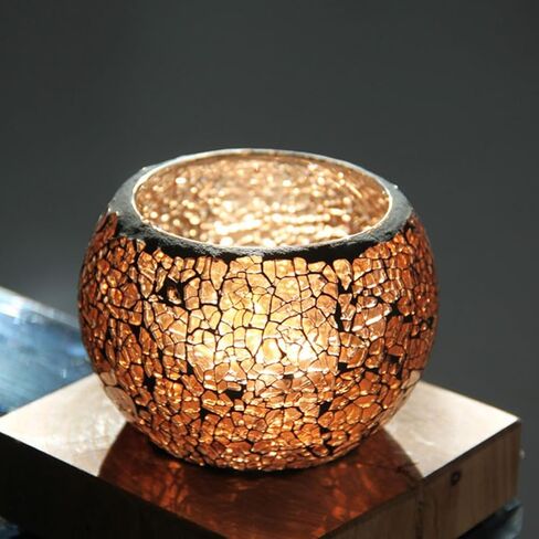 حامل شموع كريستال 10 سم من Garneck لتزيين الطاولة وعاء شموع زجاجي مستدير شموع تيلايت فانوس شمعدان رومانسي مزهرية لطاولة الزفاف المركزية لتزيين حفلات أعياد الميلاد in Kuwait