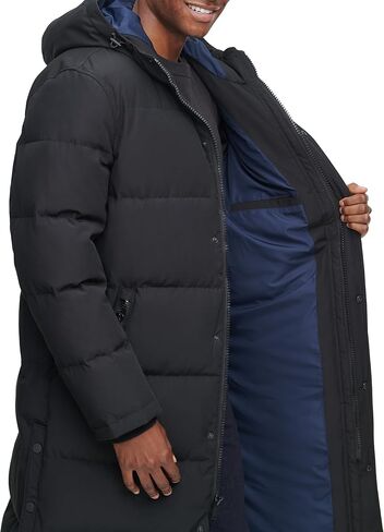 DKNY Men's Arctic Cloth Hooded Extra Long Parka Jacket in Saudi Arabia