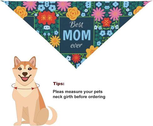 Happy New Year of The Dragon 2024 Dog Bandanas Pets Kerchief Reversible Triangle Bibs Scarf Outfits Accessories for Small to Large Dogs Cats in Saudi Arabia