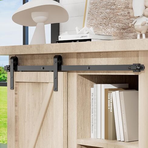 2.5FT Super Mini Cabinet Small Sliding Barn Door Hardware Track Kit Apply for Storage Window TV Stand-Fit 12"-15" Wide Door Panel-J Shape Hanger in Saudi Arabia