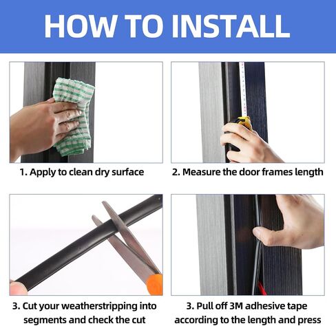 Rubber Weather Stripping Door Seal Strip,20 Feet Self-Adhesive Backing D-Shape Easy Cut Rubber Weather Seal Strip for Door Frame Insulation Large Gap in Saudi Arabia