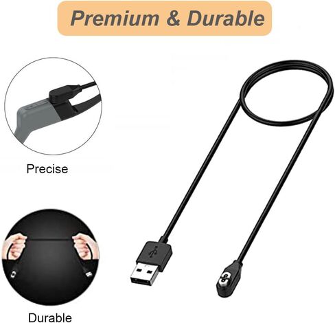 Charging Cable for Shokz Openrun/Openrun Pro/OpenRun Mini/Aftershokz Aeropex & Opencomm, Magnetic USB Charger for Shokz Bone Conduction Headphones (3.3ft/1m) (1) in Saudi Arabia