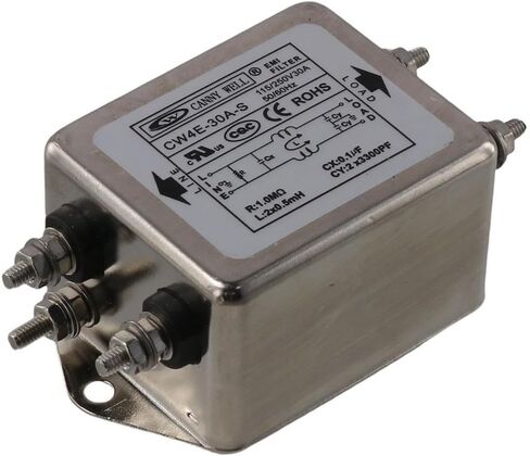 CW4E-30A-S مثبط الضوضاء، تيار متردد 115/250 فولت، تداخل كهرومغناطيسي، مكيف خط تيرميانل، فلتر EMI للطاقة 50/60 هرتز لمفتاح إمداد الطاقة in Saudi Arabia
