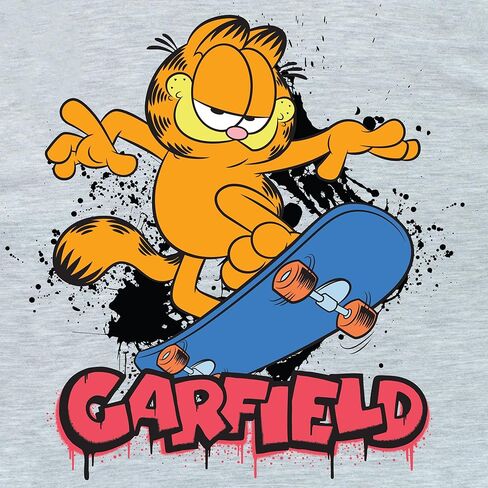 Garfield Shirt | Cat Tshirt | Novelty Boys' T-Shirts | Skateboard Boys Tee in Saudi Arabia