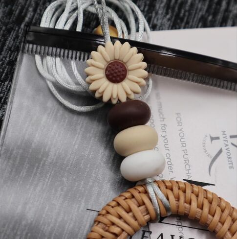 حبل مدرسي من Boho لشارة الهوية، حبال مطرزة من السيليكون اللطيفة للنساء لشارة العمل المكتبية والممرضات الطلابية in Kuwait