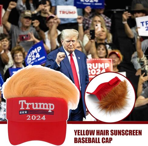 قبعة بيسبول MAGA بتصميم فريد من نوعه من منتجات ترامب مع شعار ترامب 2024 مطرز لدعم وهدية أنيقة in Kuwait